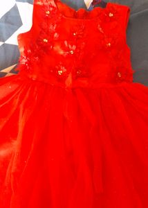 Sparkly Red Tulle Dress