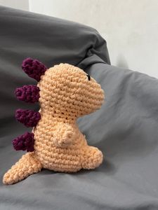 Fluffy Amigurumi Dinosaur