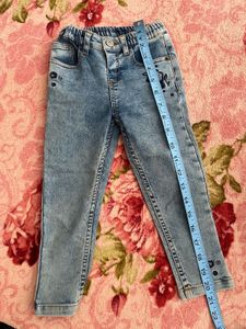 Girls' Embroidered Jeans