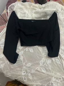 Black Full Sleeves Top