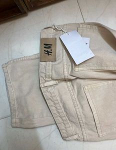 H&amp;M Beige Wide Leg Pants