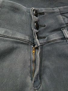Women's High Waisted Black Jeans