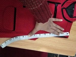 Red Ethnic Sleeveless Jacket