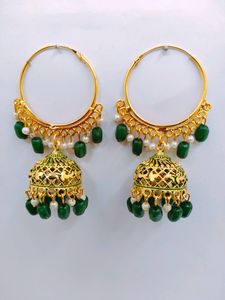 Bali With Jhumki Earrings For Girls/Womens