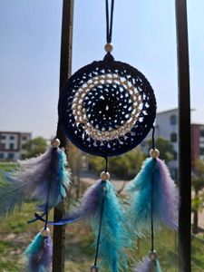 Handmade Dream Catcher with Feathers