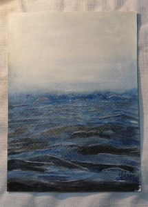 Original Ocean Watercolor Painting