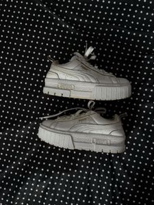 Puma White Platform Sneakers