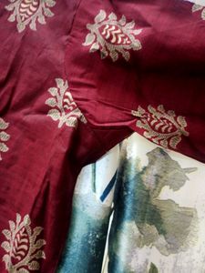 Brown Silk Kurta
