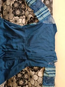 Stunning Teal Embroidered Gown