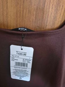 Brown Square Neck Sleeveless Mini Dress