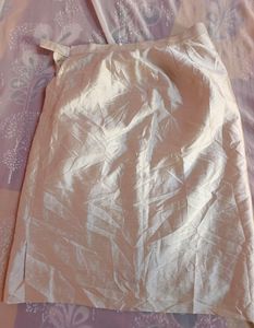Off White Formal Skirt