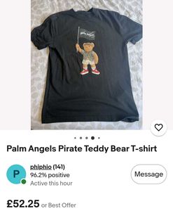 Palm Angels Teddy Bear Flag T-Shirt