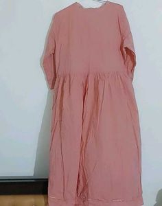 Peach Tiered Kurta