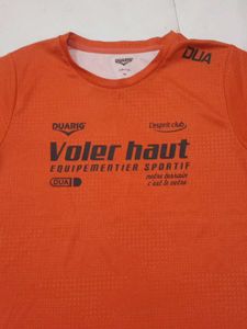 Orange "Voler haut" T-Shirt