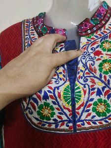 Preloved Jaipuri Mirror Work Anarkali