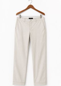 Chic White Straight Leg Pants