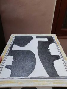 Abstract Silhouette Painting