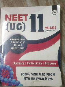 NEET UG Chapter-Wise Solved Questions Book