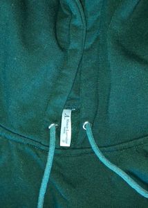 Dark Green Hooded Sweatshirt