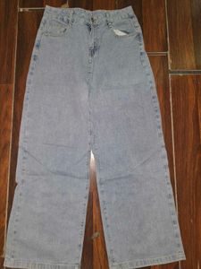 Light Wash Wide Leg Jeans