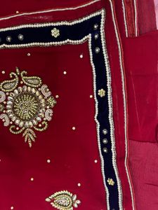 Red saree