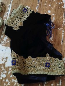 Embroidered Silk Saree