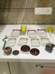 Reusable Food Pouches &amp; Containers Set