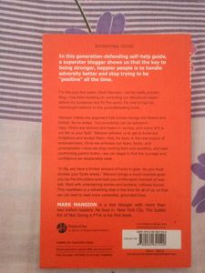 The Subtle Art of Not Giving a F*ck Book