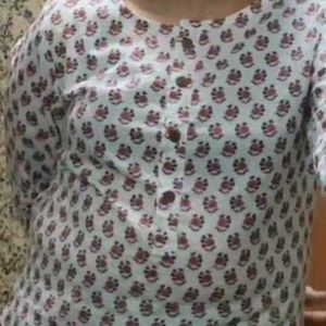 Stylish Printed Kurta Top