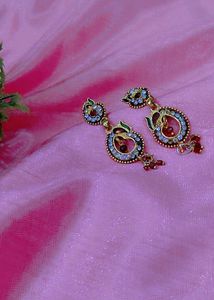 Peacock Dangle Earrings