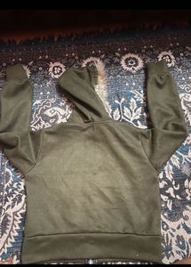 Cozy Faux Fur Trim Hoodie