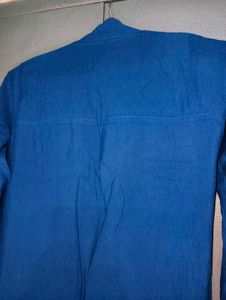 Embroidered Blue Kurta