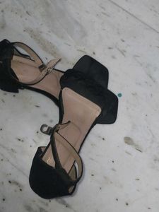 Black Block Heels