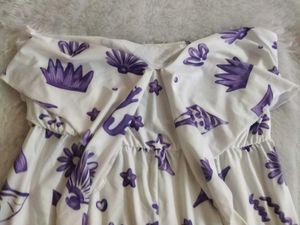 Floral Strapless Playsuit