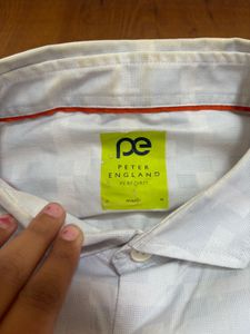 Men's White  Full Sleeve Shirt