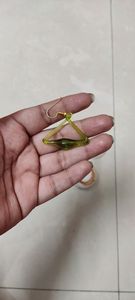 2 Geometric Dangle Earrings