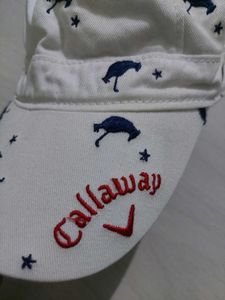White Callaway golf cap
