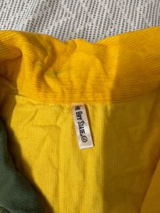 Color Block Corduroy Jacket