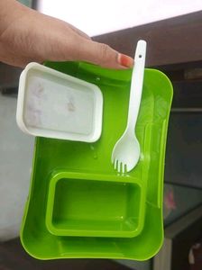 Cool Dinosaur T-Rex Lunch Box with Fork