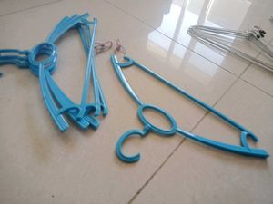 Blue Clothes Hangers