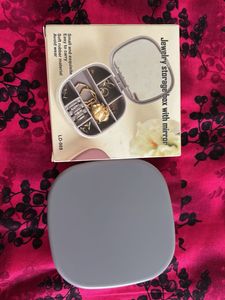 Jewelry Storage Box with Mirror