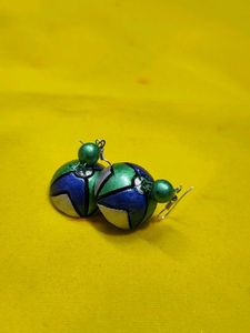 Handmade Terracotta Jhumka Earrings