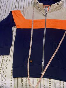 Colorblock Zip-Up Hoodie