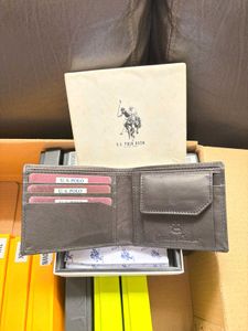 US Polo Assn. Leather Bi-Fold Wallet