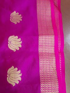 Vibrant Pink blouse fabric