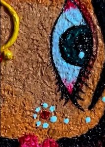 Tissue Hand-painted Radha Art 🖼️