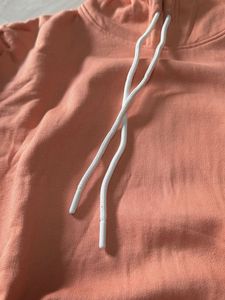 Boomachi Peach Hoodie with Drawstrings