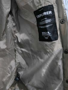 SNITCH Stylish Beige Puffer Jacket