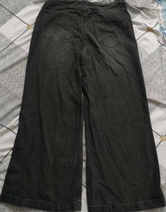 zudio black wide leg Jeans