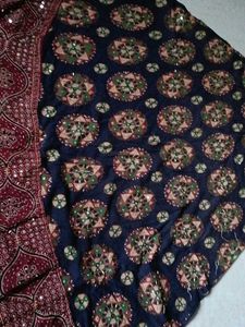Vintage Patterned Navratri Choli